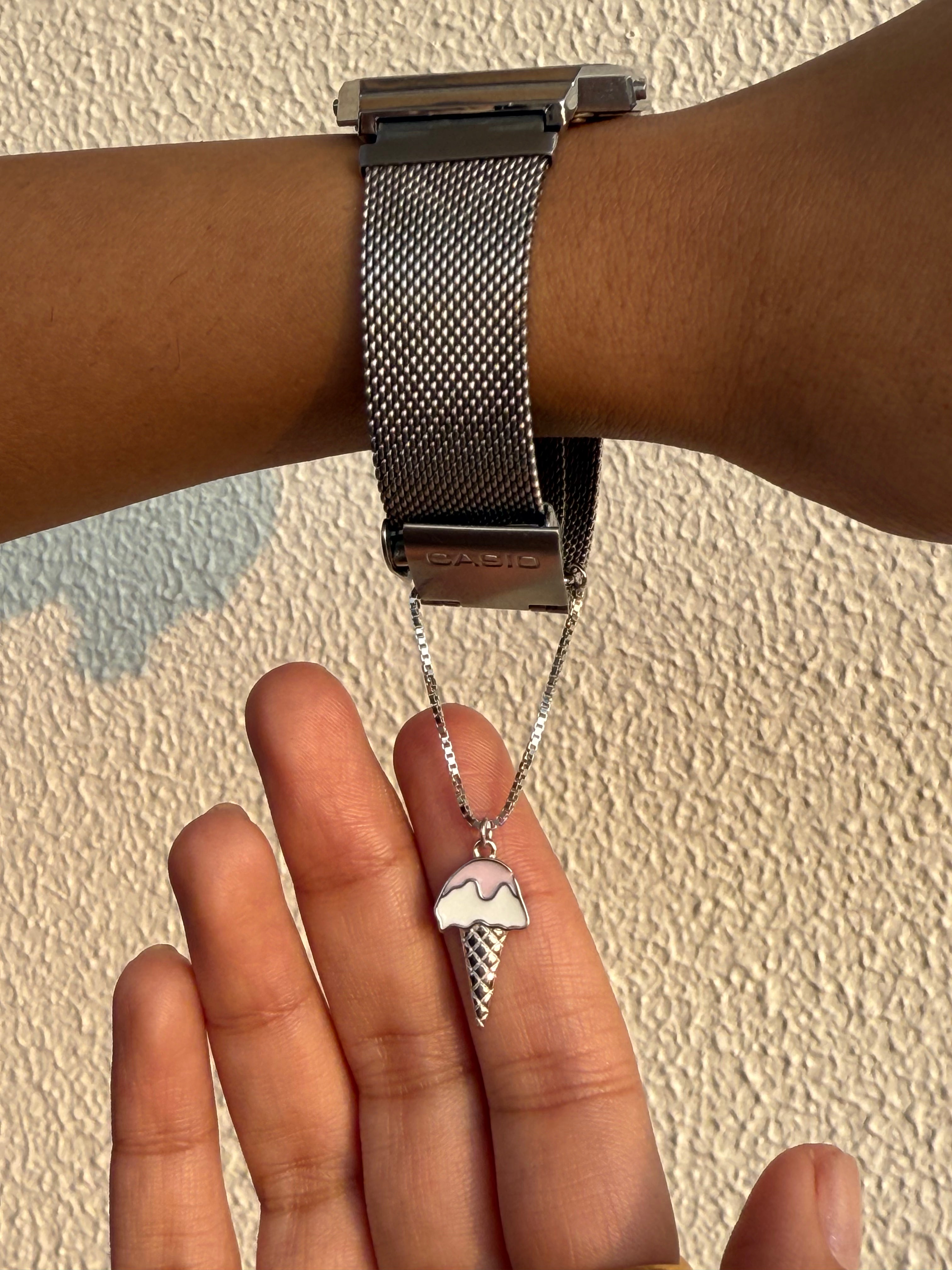 Icecream watch charm